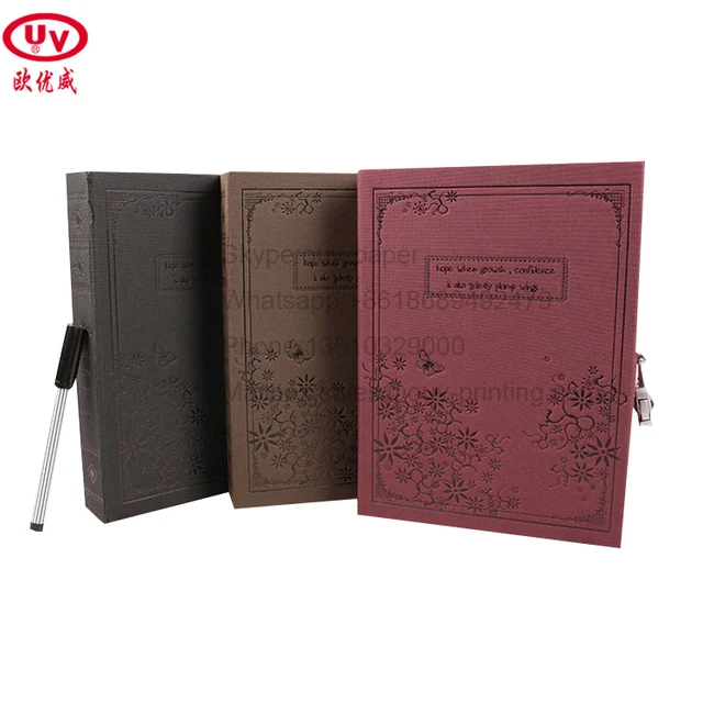 pu leather diary notebook stationery supplier/ business gift