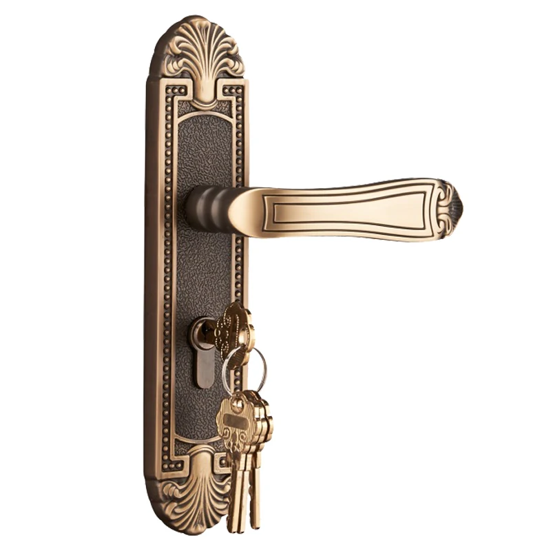 brass indoor door handles