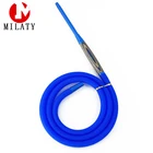 The newest design smooth hookah hose Carbon fiber Hookah handle imported silicone shisha hose from china
