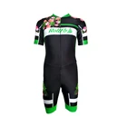 custom printed design short sleeve conjoined quick-dry breathable short track speed skating racing skin suit/suits