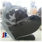 Shanxi Black Granite Weeping Angel Monument and headstones