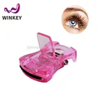 Factory Wholesale mini colorful automatic transparent plastic Eyelash Curler