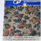 Printed burn out polyester velvet bonding with TC fabric furnish fabric