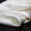 94%Silk 6%Spandex Satin 28mm 30mm Elastine Stretch Silk Charmeuse in White Color
