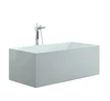 Hangzhou Manufacturer Factory Made Directly White Clear Acrylic Simple Style Bath Tub For JS-6814B