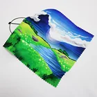 Eco Friendly Microfiber Glasses Cleaning Cloth Customized cloth