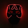 3V Superman Figure Led Neon Mask Trendy Light Up EL Luminous Cosplay Mask New Design The Avengers Film Theme Party Lighting