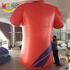 advertising inflatable jerseys dress Clothes Model, inflatable T-shirt for advertising