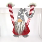 Decorations Gnome Santa Gnome In Felt Sitter Dangle Legs Fabric Santa Claus 20 Inch Hanging Hot Sales Wall Door Decor Fancy Christmas Decorations