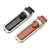 Bulk leather USB Memory Stick Disk 4gb 8gb 16gb 32gb 64gb Pendrive For Promotion