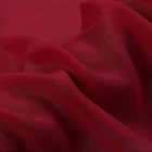 Howmay silk georgette fabric 8m/m 55"cm 140cm 100% pure silk fabric for scarf dress skirt transparent lightweight dark red