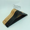 Newly solid wood cloth hanger tie & scarf garment usage wood shirt hanger