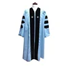 Custom academic dress school uniform cap and graduation gown for doctoral