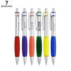 Metal aluinum classic promotional ball pen for wholesale with soft touch silicon grip