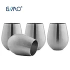 Super Quality Steel Wine Glasses Stainless Steel Wine glass stemless Yongkang Factory