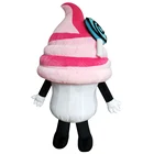 HI Wholesale funny ice cream mascot costume custom for adults and kids