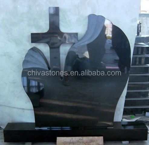 Pierre tombale en granit noir pierre tombale monument