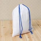 Murah double string drawstring non woven dust bag for shoe