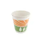Food grade heat-protective 250ml 8oz foam paper cup with lid