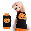 Hot style pet dog sweater knitted, teddy golden retriever outfit Halloween autumn/winter pumpkin