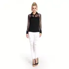 Wholesale Price High Quality Exquisite Satin Blouse Sexy