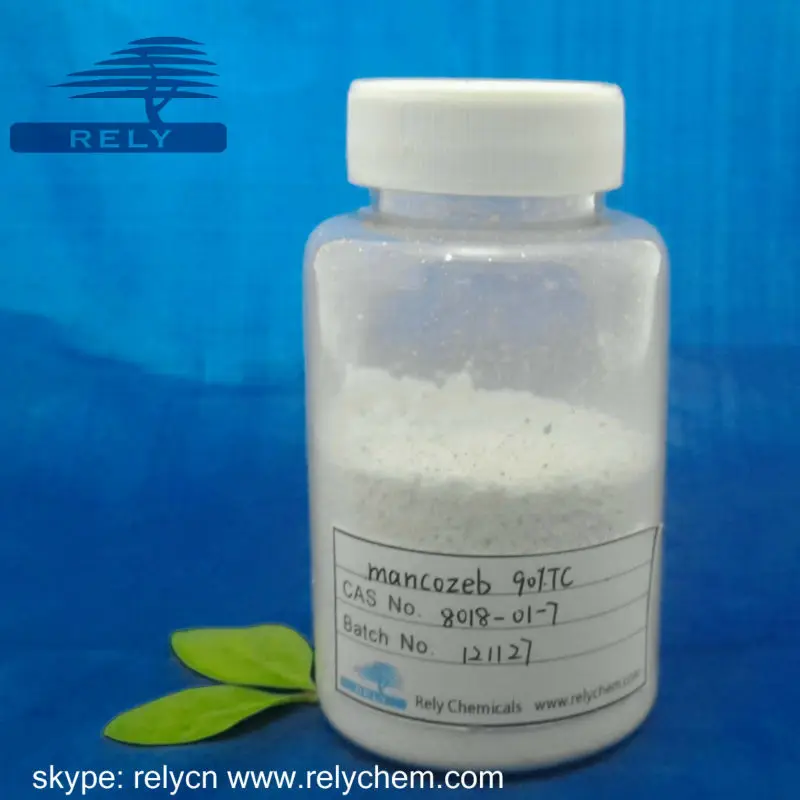 Alta eficiencia Mancozeb 90% TC 80% WP CAS No.: 8018-01-7 fungicida