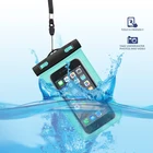 clear pvc Universal Pouch Cellphone Dry water proof covers pouches cell phone case bag