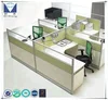 Office furniture hot sale newest design modern style 4 person office workstation