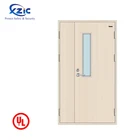 Cheap Swing MDF Entry Fire Rated Wooden Door Modern Designs