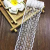 HYD New Style Lace Sparkles Gems' Lace Ribbon Trimming Bridal Wedding Scalloped width 47mm Lace
