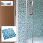 Waterproof mosaics hotel bathroom tile backsplash matt 300x300 peacock blue mosaic ceramic wall tiles