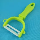 Good quality plastic handle ceramic blade apple peeler