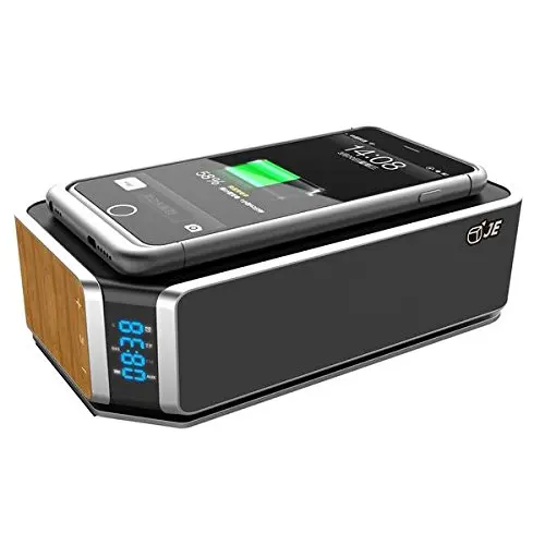 new products Multi-function subwoofer speaker portable power bank 4000mah with alarm clock - ANKUX.COM
