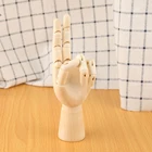 Modern Style Flexible Wooden Hand Office Crafts Wood Hand