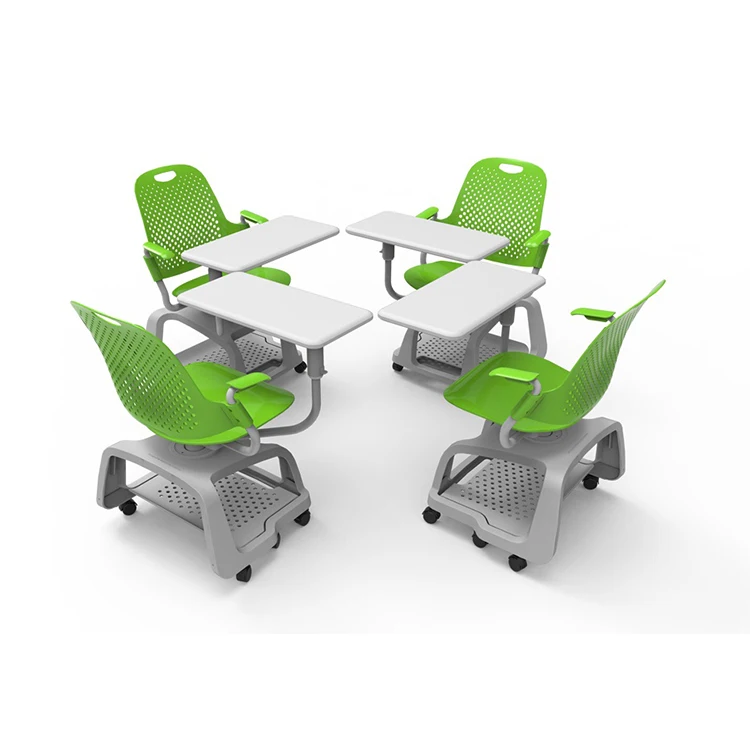 Manufacturer Supplier Office School Classroom Student Use Training Chair With Writing Pad