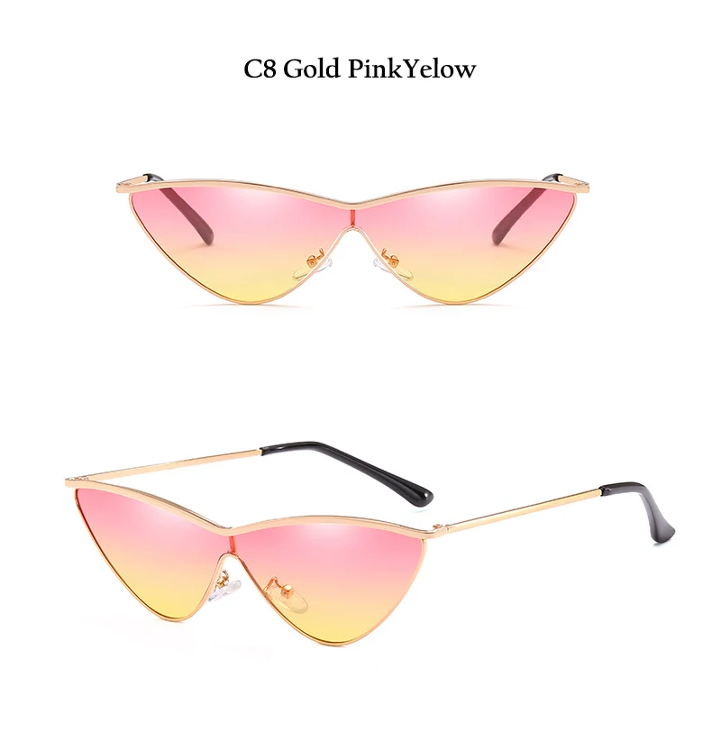 Rimless Cat Eye Sunglasses (23)