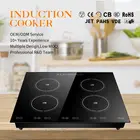 High Quality 4 Heads Glass Surface Plate Stainless Built In Touch Slide Control Appliances Induction Cooker