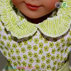 green flower 18 inch american girl doll dress