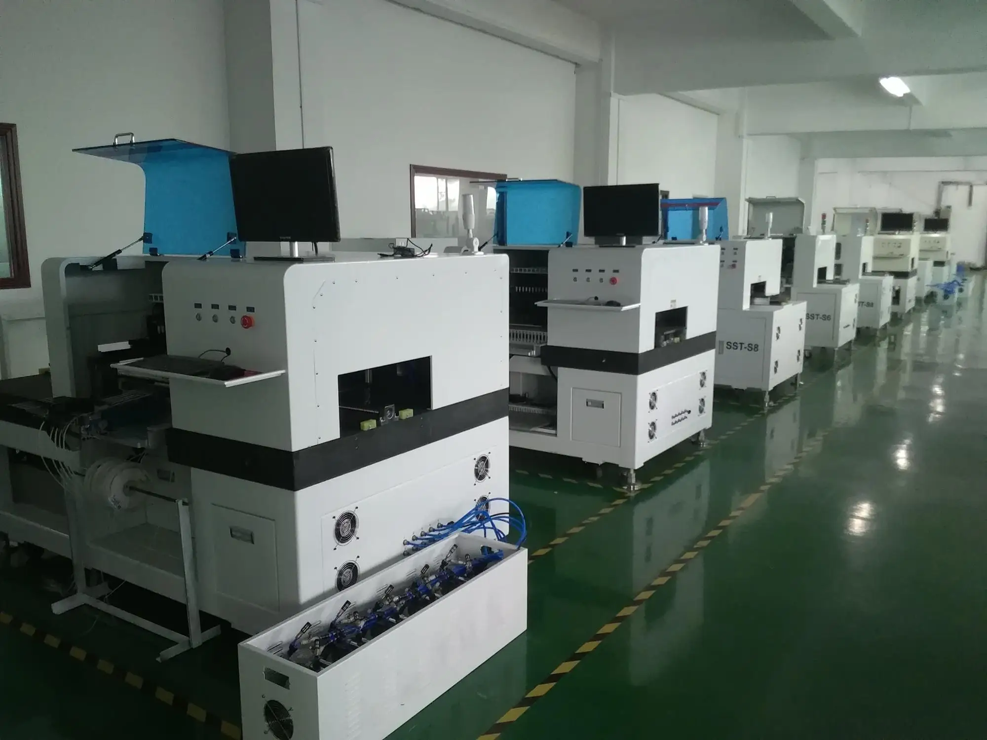 High speed pick and place machine 6 heads 25000CPH of bulb light electronic feeder 2