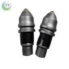 Tungsten carbide auger bits trencher bullet teeth for BFZ65 rock augers