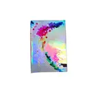 WATERPROOF REFLECTIVE BOOK COVER A4 SIZE CLEAR PLASTIC PVC LIQUID NOTEBOOK
