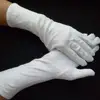 long cuff cotton gloves 35 cm White Dress Gloves Marine Corps Navy Army Coast Guard uniform men women cotton