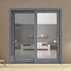 ROGENILAN 139 thermal break series modern wood glass design front white aluminium sliding doors