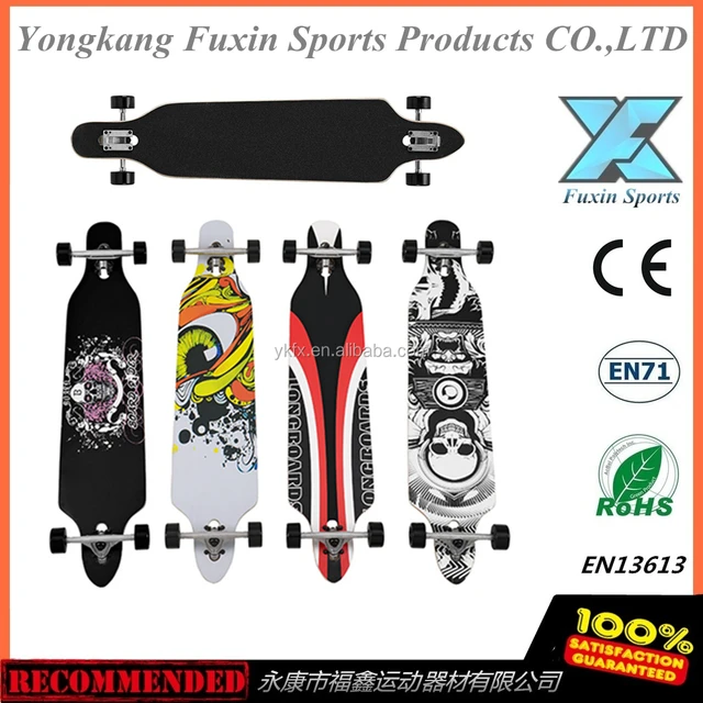 New Maple Long Board Skateboard 41" 9 Germany 104cm Abec 7Longboard