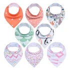 100% cotton super absorbent baby bandana drool bibs baby bandana bibs baby bibs bandana