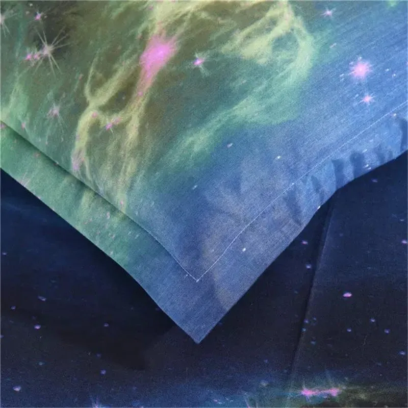 3D Bedding Set Universe Outer Space Themed Galay Duvet cover coverlet & pillow case queen size Galay Bedding Set