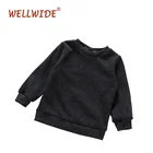 black kids shirts boy long sleeve t-shirts