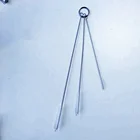 Straw Brushes, Drink Straw Cleaning Brushes Set with Comfort Grip Stainless Steel Ring Hold Them Together, Set of 3 Sizes