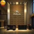 DIY Eco pvc 3D wall paper /wall panels 3d wallpaper home decoration