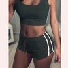 2019 Women's Tracksuits Sports Bra and Shorts Set 2 Piece Outfit Gym Sexy Yoga Clothing Set